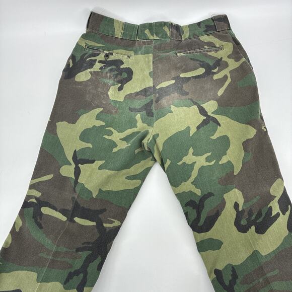 Vintage Cabelas Hunting Pants Men 36x32 Camouflage Brown Brush Guard Insulated - Picture 4 of 16